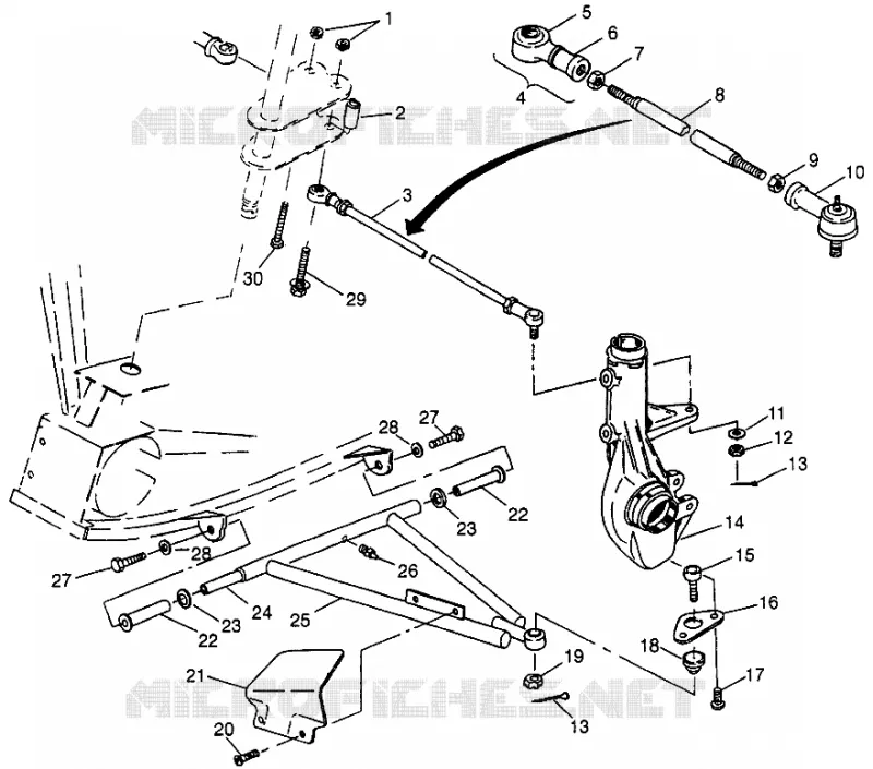 wishbones XPLORER 400L W97CC38C (4939753975B013)