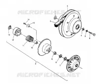 FRIZIONE DRIVEN ASSEMBLY Trail Boss W948527 (4926822682B010)