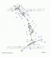 SERVOSTERZO ASM. -Z23N4V99AL/BL/AR/BR (C703084-2)