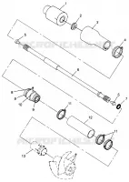 SISTEMA DI GUIDA SLT 700 B964166 and  Intl. SLT 700 I964166 (4933923392B002)