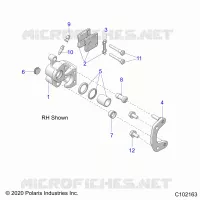 BRAKES, PINZA FRENO ANTERIORE