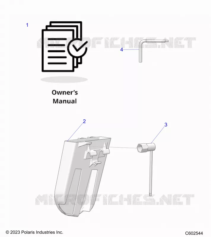 REFERENCES, TOOLS, BELT HOLDER, AND MANUALE DEL PROPRIETARIO