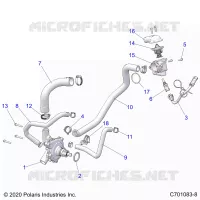 MOTORE, WATERPUMP AND BYPASS