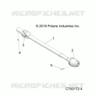 DRIVE TRAIN, FRONT PROP ALBERO