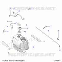 SISTEMA DI ALIMENTAZIONE CARBURANTE, FUEL TANK ASM.