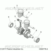 ENGINE, PISTONE &amp; ALBERO MOTORE