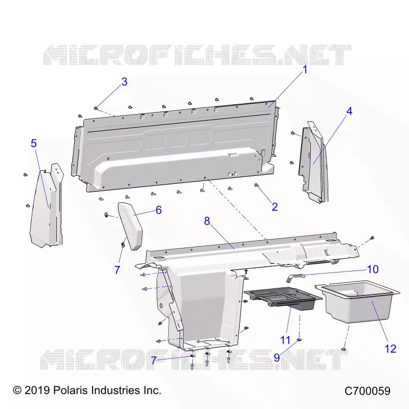 CARROZZERIA POSTERIORE CLOSEOFF, AND FENDERS