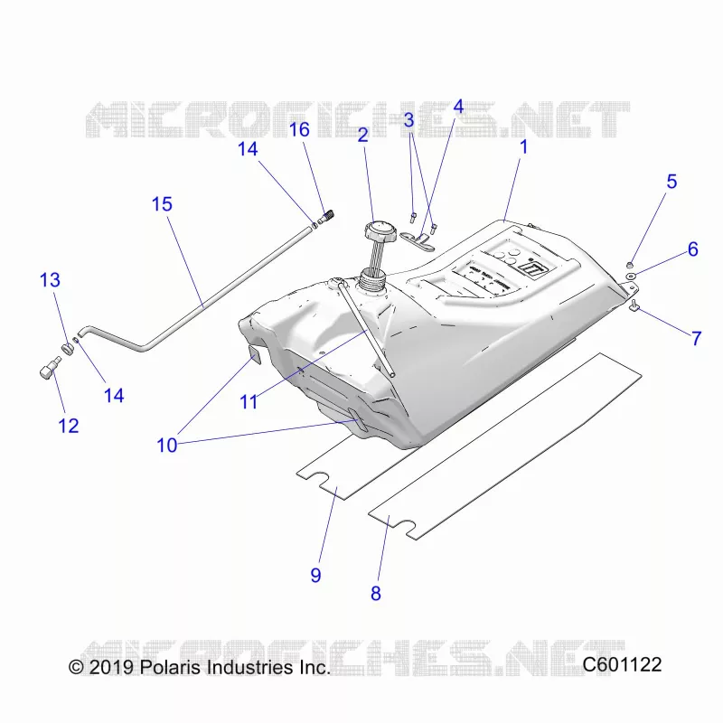 SISTEMA DI ALIMENTAZIONE CARBURANTE, FUEL TANK ASM.