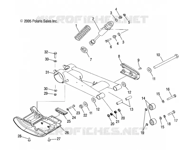 SOSPENSIONE POSTERIORE, SWING ARM