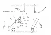 TELAIO, OPZIONI, BUMPER, BRACKET, REAR