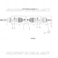 DRIVE TRAIN, TRANSMISSIONE ANTERIORE SHAFT