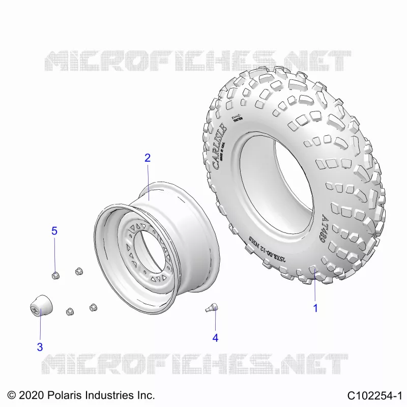 RUOTAS, FRONT TIRE