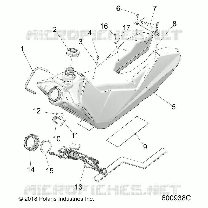 SISTEMA DI ALIMENTAZIONE CARBURANTE, FUEL TANK ASM.