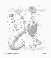 ENGINE, IMPIANTO DI SCARICO AND TURBO ASM.