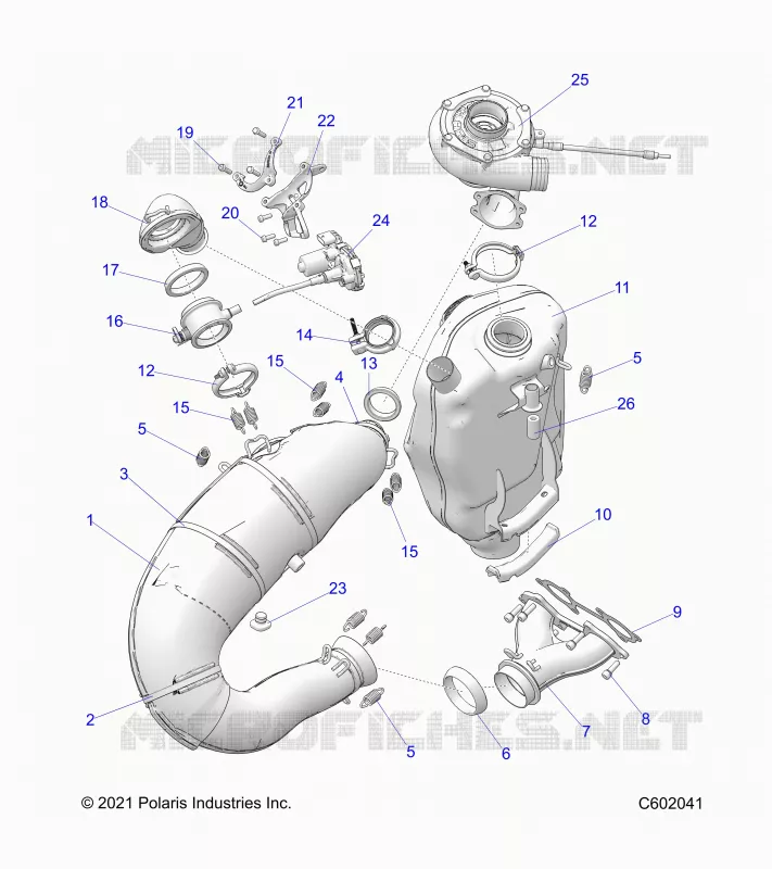 ENGINE, IMPIANTO DI SCARICO AND TURBO ASM.