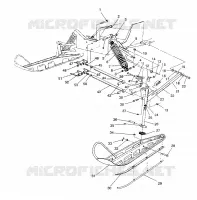 SOSPENSIONI ANTERIORI and SCIARE 440 / 0930760 and 440 SKS / 0930560 (4922932293011A)