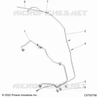 SISTEMA DI ALIMENTAZIONE CARBURANTES, FUEL LINES, STD.