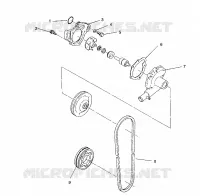 POMPA DELL'ACQUA 440 XCR / 0931760 (4923022302031A)