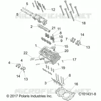 CILINDRO HEAD, CAM AND VALVES