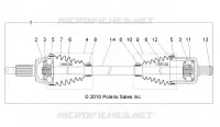 DRIVE TRAIN, TRANSMISSIONE ANTERIORE SHAFT