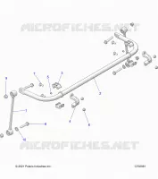 SUSPENSION, REAR BARRA DI STABILIZZAZIONE