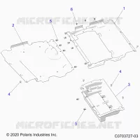 PAVIMENTO PANELS, UNDERSEAT