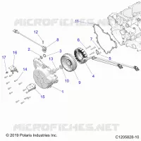 ENGINE, STATOR AND FLYRUOTA