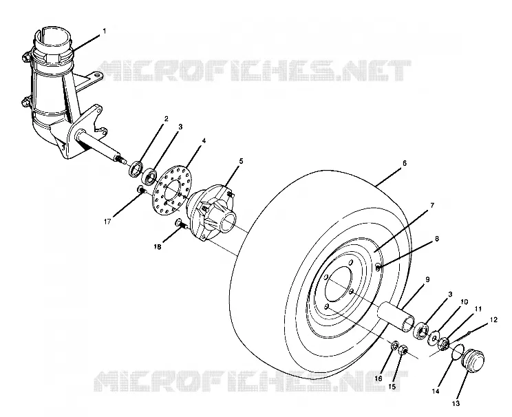RUOTA ANTERIORE ASSEMBLY (4916341634015A)
