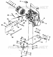 MONTAGGIO DEL MOTORE 500 EFI 0942774 and  EFI SKS 0942574 (49274127410029)