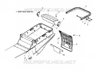 TELAIO, REAR PARAURTI , HITCH AND SNOW FLAP