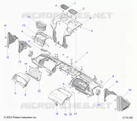 CRUSCOTTO, UPPER AND A-PILLERS