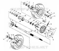 TRAZIONE POSTERIORE MONTAGGIO 4x4 300 W958130 (4930183018C006)