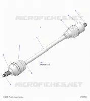 TRASMISSIONE, HALF SHAFT, FRONT