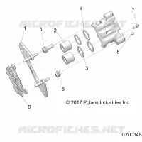 BRAKES, PINZA POSTERIORE