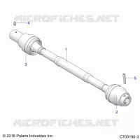 TRASMISSIONE, FRONT PROP SHAFT