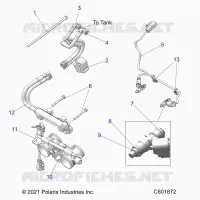 SISTEMA DI ALIMENTAZIONE CARBURANTE, RAIL, LINES AND THROTTLE BODY