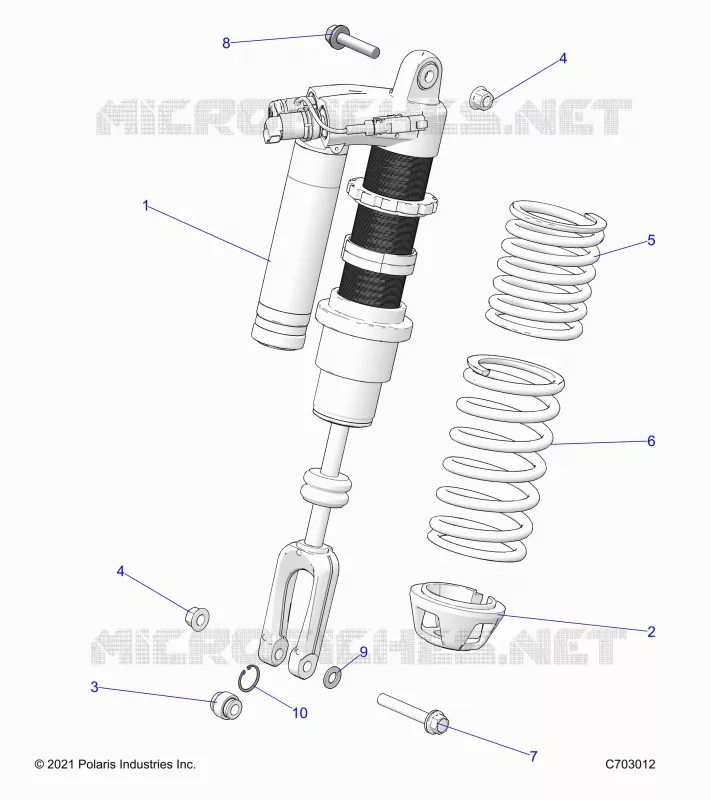 SUSPENSION, SHOCK ANTERIORE MOUNTING, STANDARD/PREMIUM