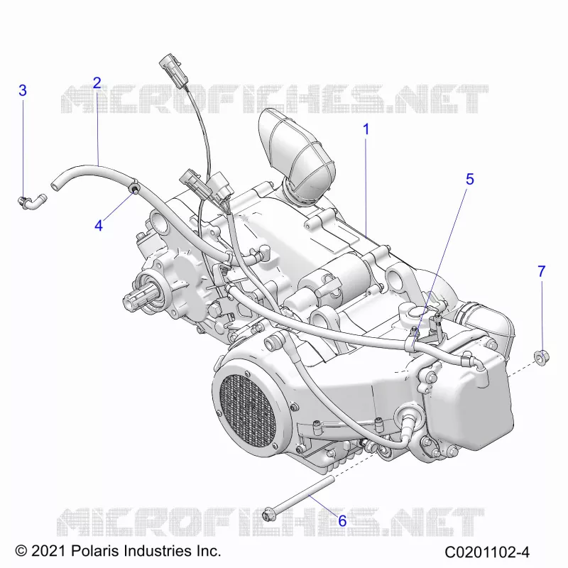 ENGINE, ENGINE AND TRASMISSIONE MOUNTING