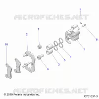 BRAKES, PINZA POSTERIORE