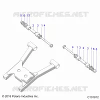 SOSPENSIONE POSTERIORE A-ARM MOUNTING AND BUSHINGS