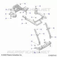 RACK ANTERIORE SUPPORT