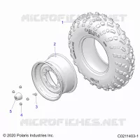 RUOTAS, FRONT TIRE