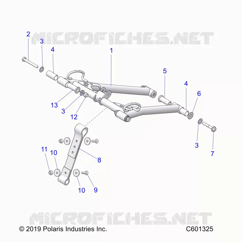 SUSPENSION, ANTERIORE COPPIA ARM
