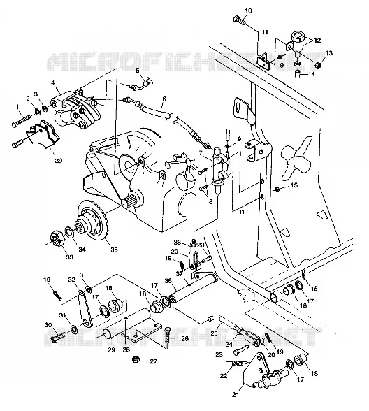 FRENO POSTERIORE/FOOT PEDAL