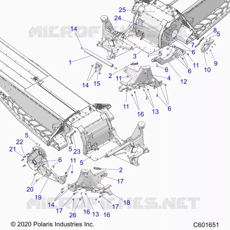 CHASSIS, BULKHEAD ASM.