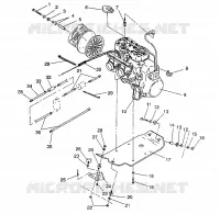 MONTAGGIO DEL MOTORE 500 EFI / 0930674 and  500 EFI SKS / 0930574 (4922962296025A)