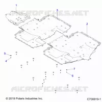CHASSIS, SCIARED PLATES