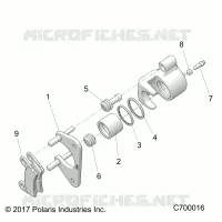 FRENO POSTERIORE CALIPER