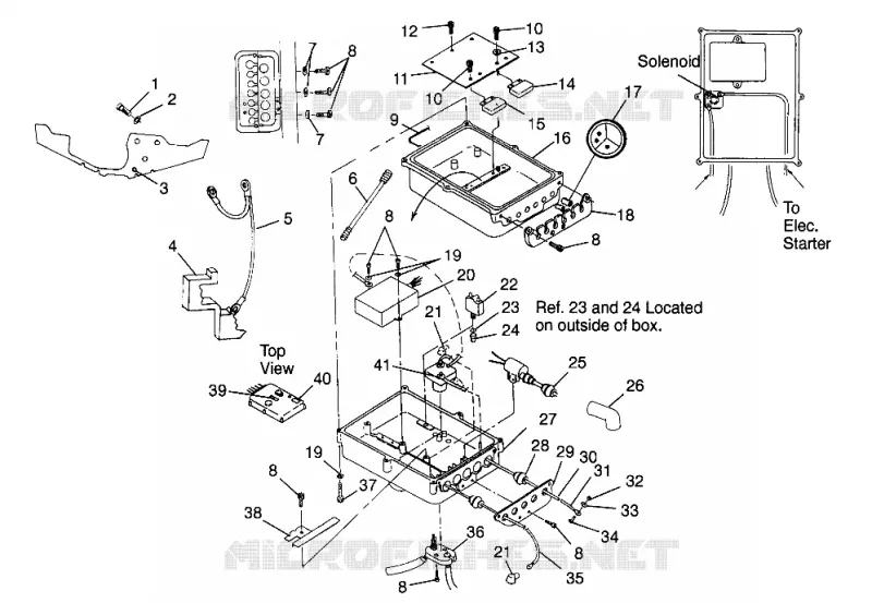 BOX ELETTRICO SLTX B964590 and Intl. SLTX I964590 (4935783578B010)