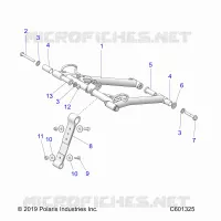SUSPENSION, ANTERIORE COPPIA ARM